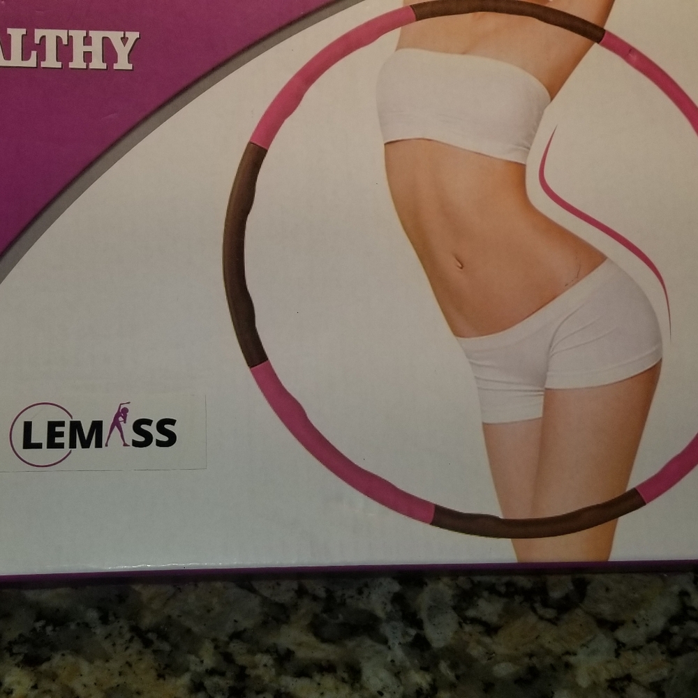 LE MASS WEIGHTED HULA HOOP FOR ADULTS 2.64 LBS.